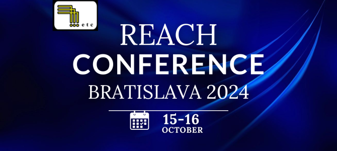 Konferencia REACH 2024 – 15-16. Október 2024 – čas sa opäť stretnúť !